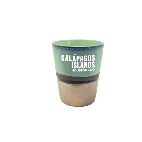 GALAPAGOS ISLANDS COPPER BOTTOM SHOT GLASS