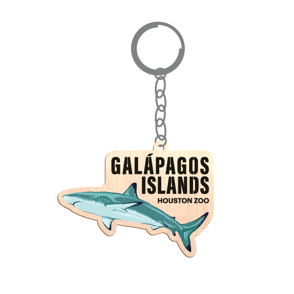 GALAPAGOS ISLANDS SHARK KEY CHAIN