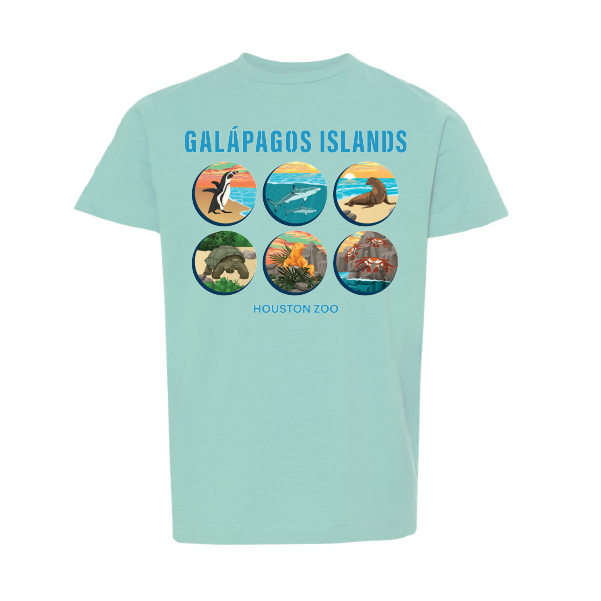 GALAPAGOS ISLANDS YOUTH TEE (BLUE)