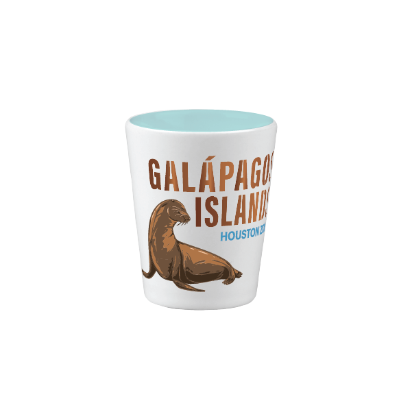 GALAPAGOS ISLANDS SEA LION SHOT GLASS
